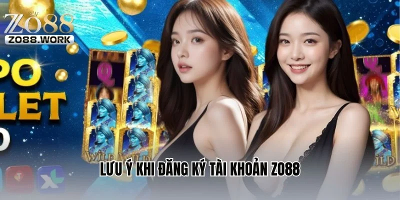 Lưu ý khi đăng ký tài khoản ZO88