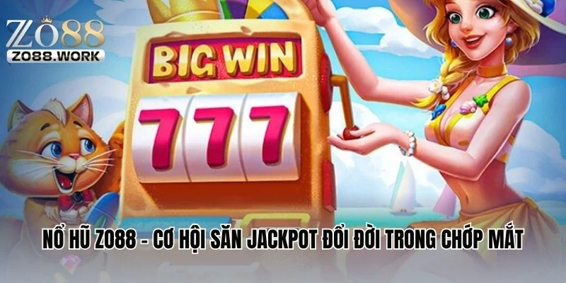 Nổ Hũ ZO88 – Cơ Hội Săn Jackpot Đổi Đời Trong Chớp Mắt