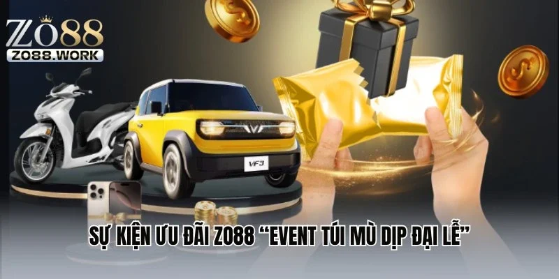 Sự kiện ưu đãi Zo88 “Event túi mù dịp Đại Lễ”